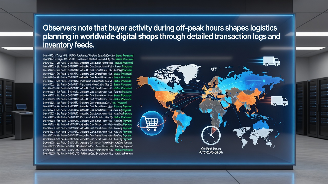 Off-Peak Buyer Patterns Guide Logistics Decisions Across Global Digital Retail Networks